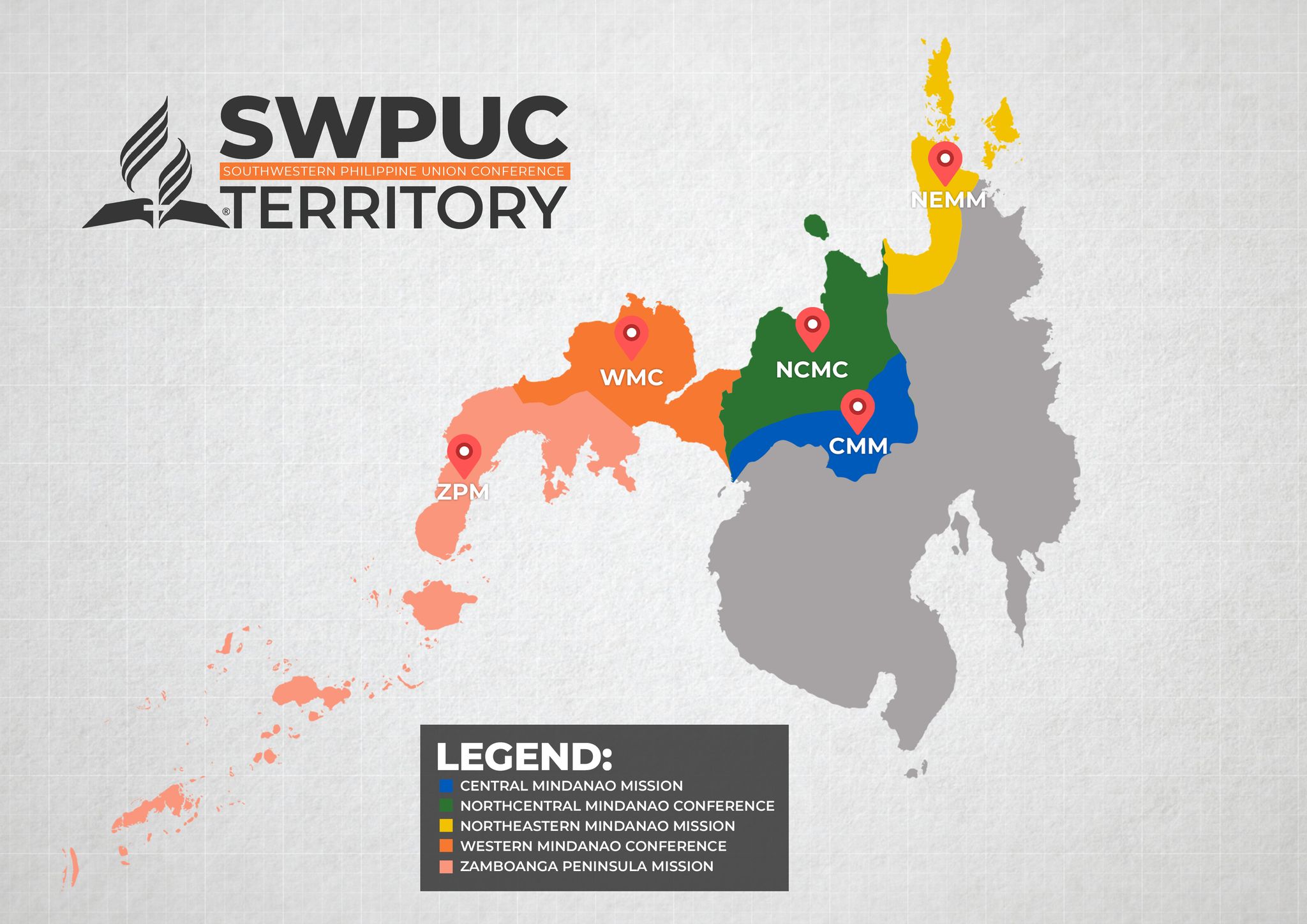 SwPUC Territory map